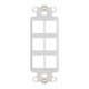 Decorex Insert with 6 Ports for HD Style - White IC107DI6WH Decorex Insert with 6 Ports for HD Style - White IC107DI6WH